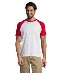 Camiseta personalizable Hombre Bicolor Manga Reglán